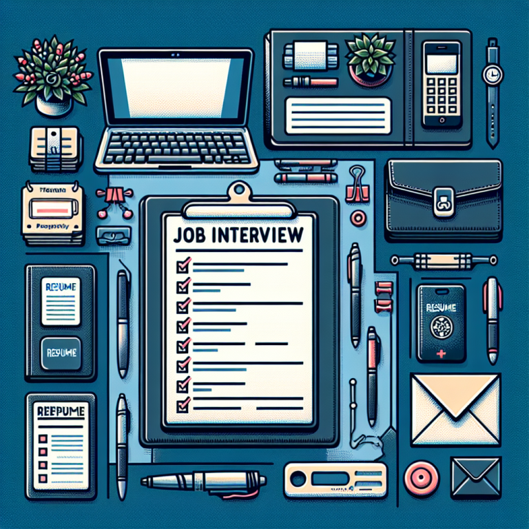 Checklist to Prepare for a Job Interview